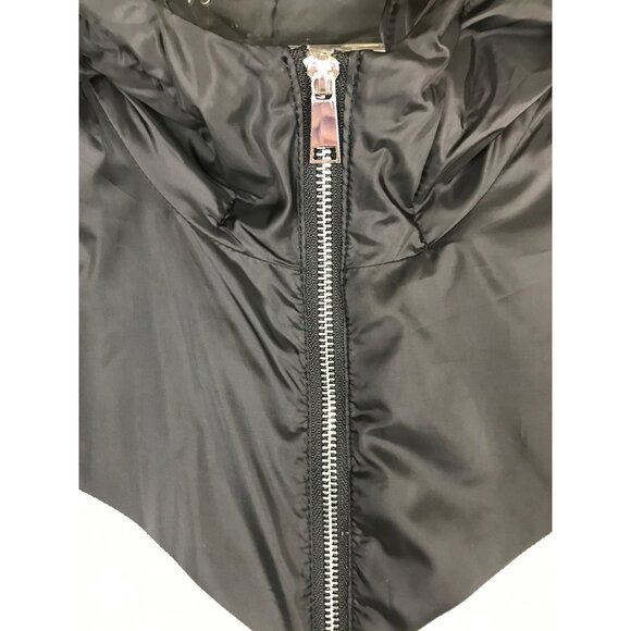 Divided H&M Jacket Womens M Color Block Yellow Black Full Zip Hooded - Picture 8 of 8